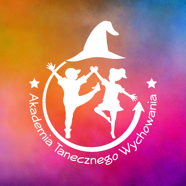 Akademia tanecznego wychowania - logo Logotyp szkoły tańca na lata 26/27